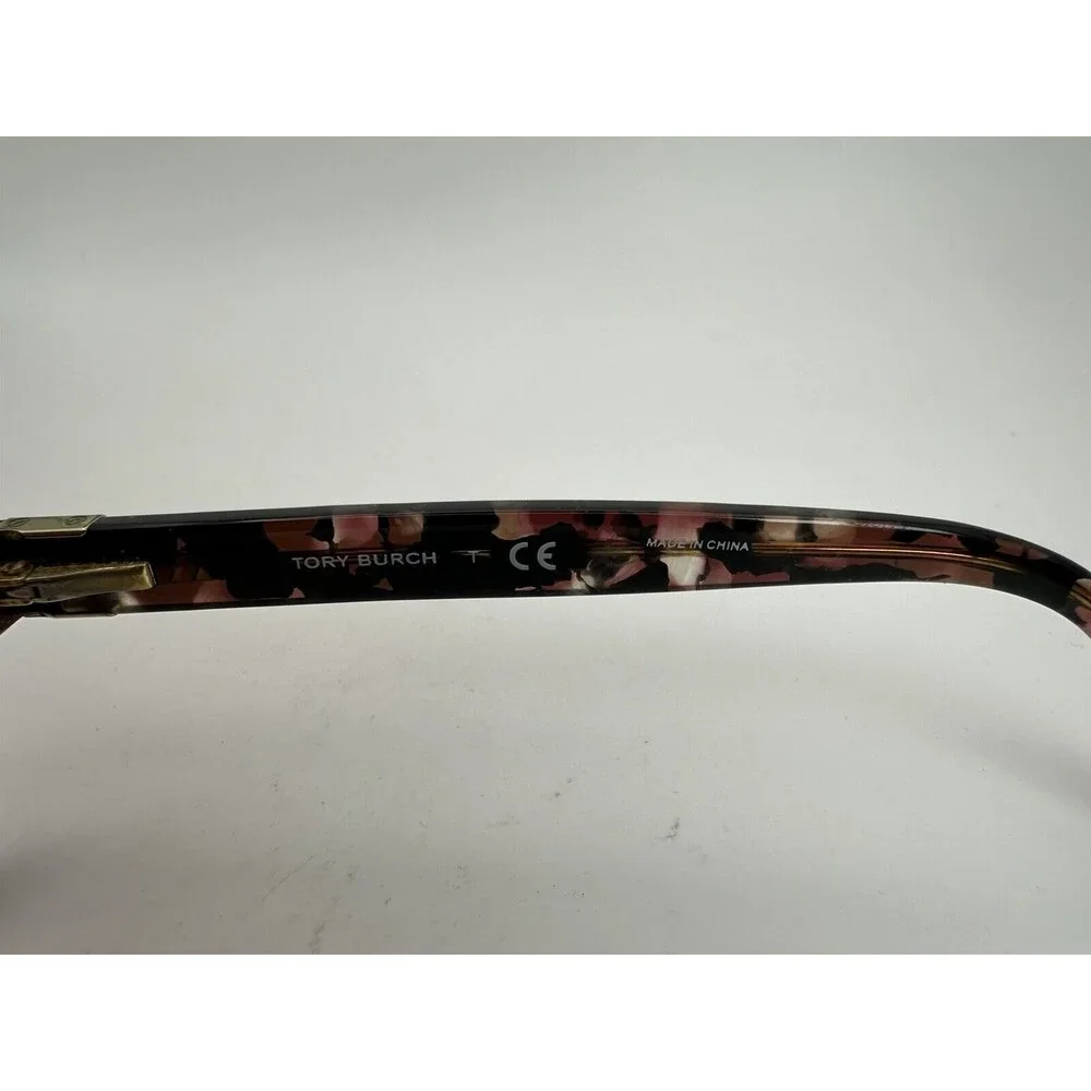 Tory Burch Bordeaux Tortoise Shell Eyeglasses Frame w/ Case Elegance Luxury